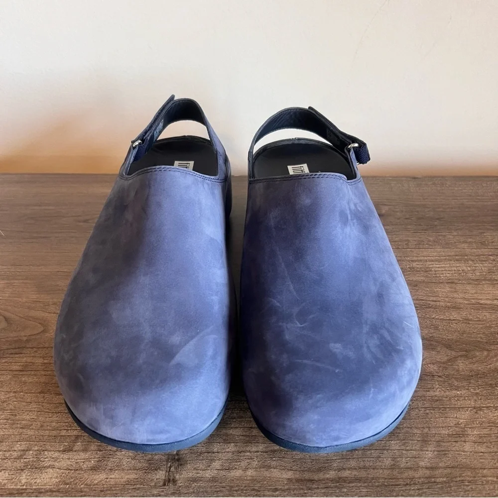 FITFLOP NEW Men’s SHUV Nubuck Back-Strap Clog Size 11 #785